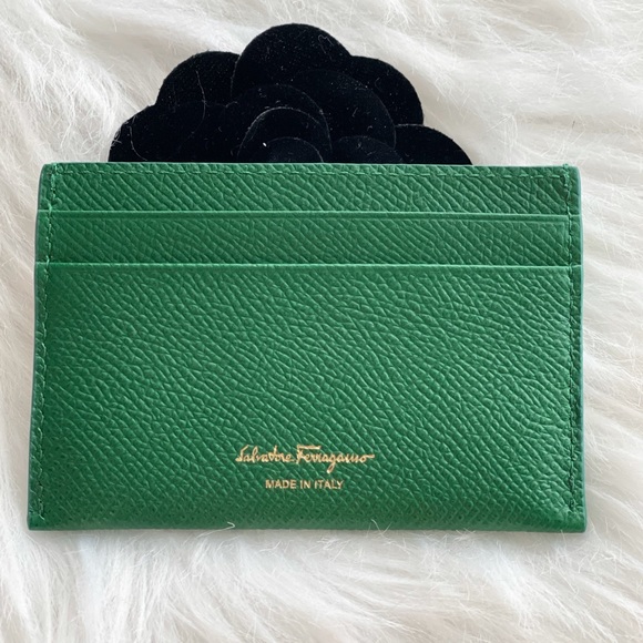 Salvatore Ferragamo Green Card Holder - BN - Picture 2 of 2
